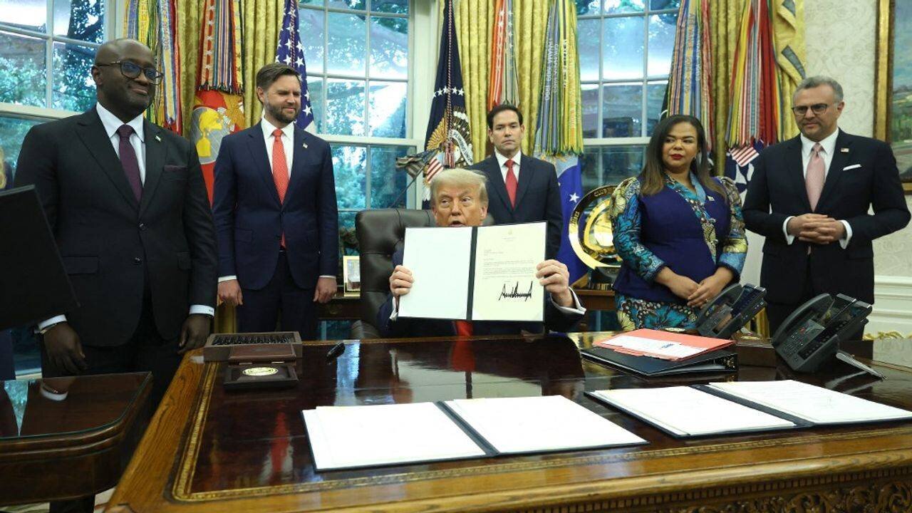 Signature d'un accord de paix RDC-Rwanda à Washington