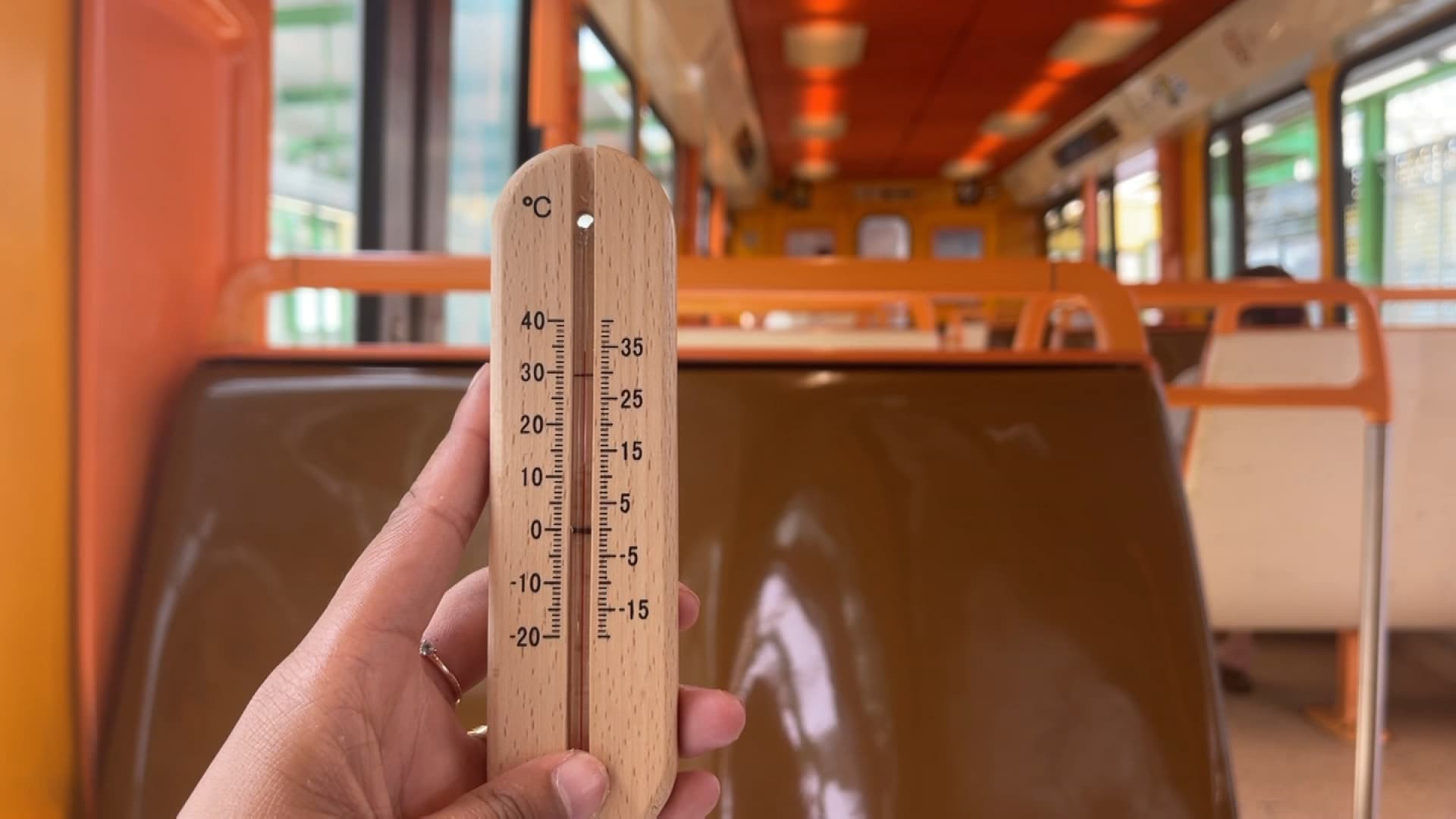 Illustration d'une journée de forte chaleur dans un métro Marseille