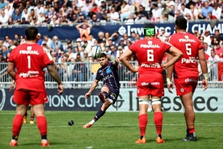 Stade Toulousain en plein effort lors de la finale de Top 14