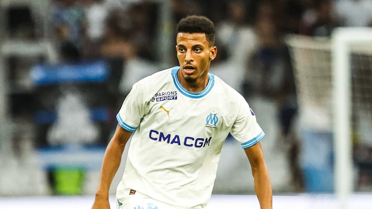 Azzedine Ounahi lors d'un match amical avec l'OM