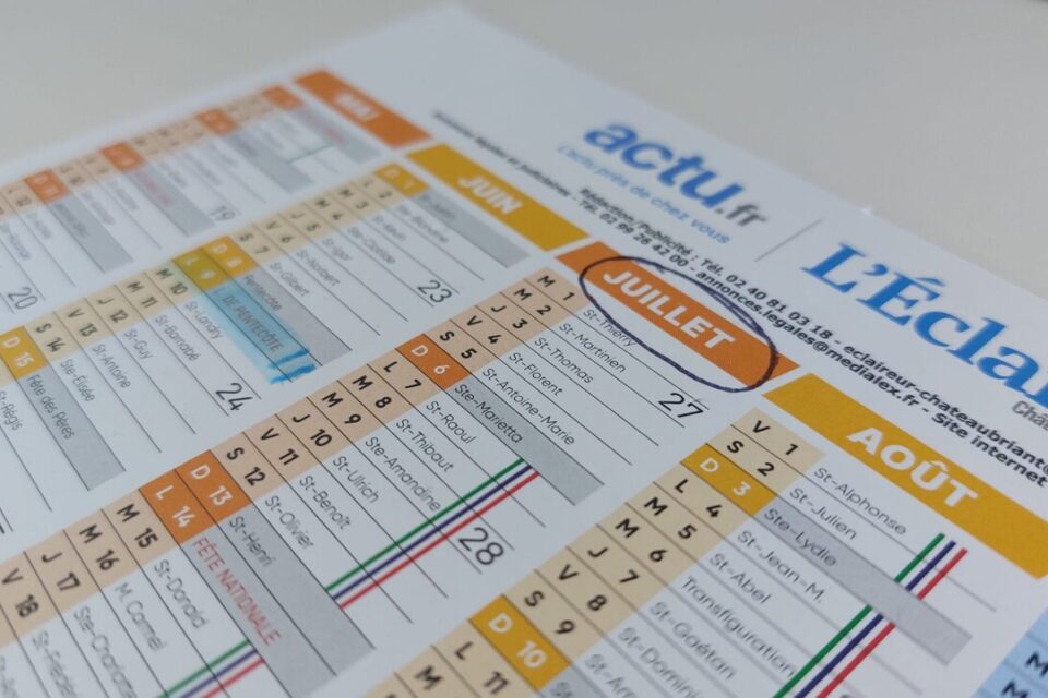 Nombre de changements sont à prendre en compte pour ce mois de juillet 2025.