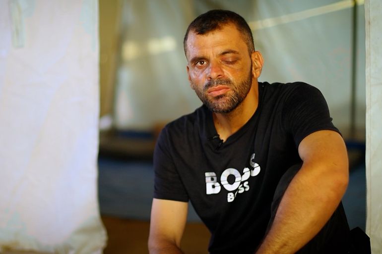 Maher Jamal Al-Dazza, jeune sans emploi, blessé en tentant d'obtenir de l'aide alimentaire américaine