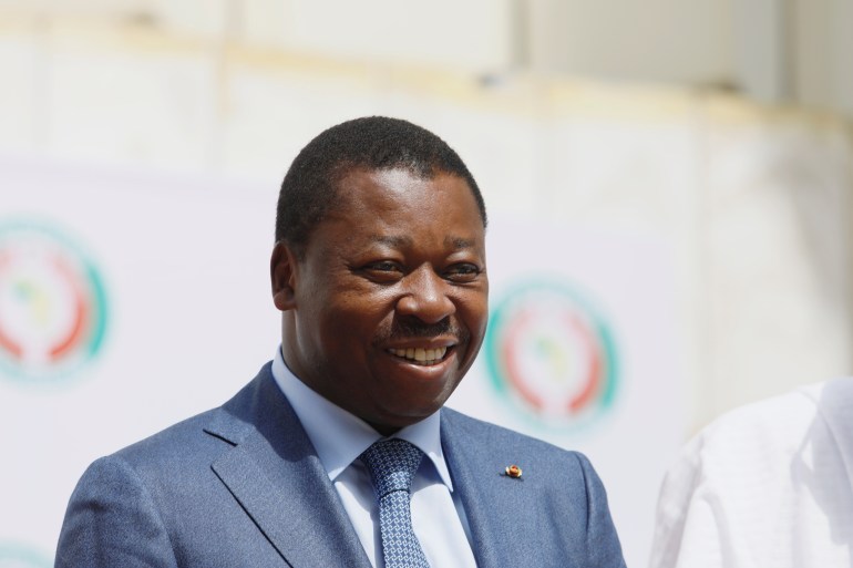 Président du Togo Faure Gnassingbé lors de la 54e session ordinaire de la CEDEAO à Abuja, Nigeria, décembre 2018