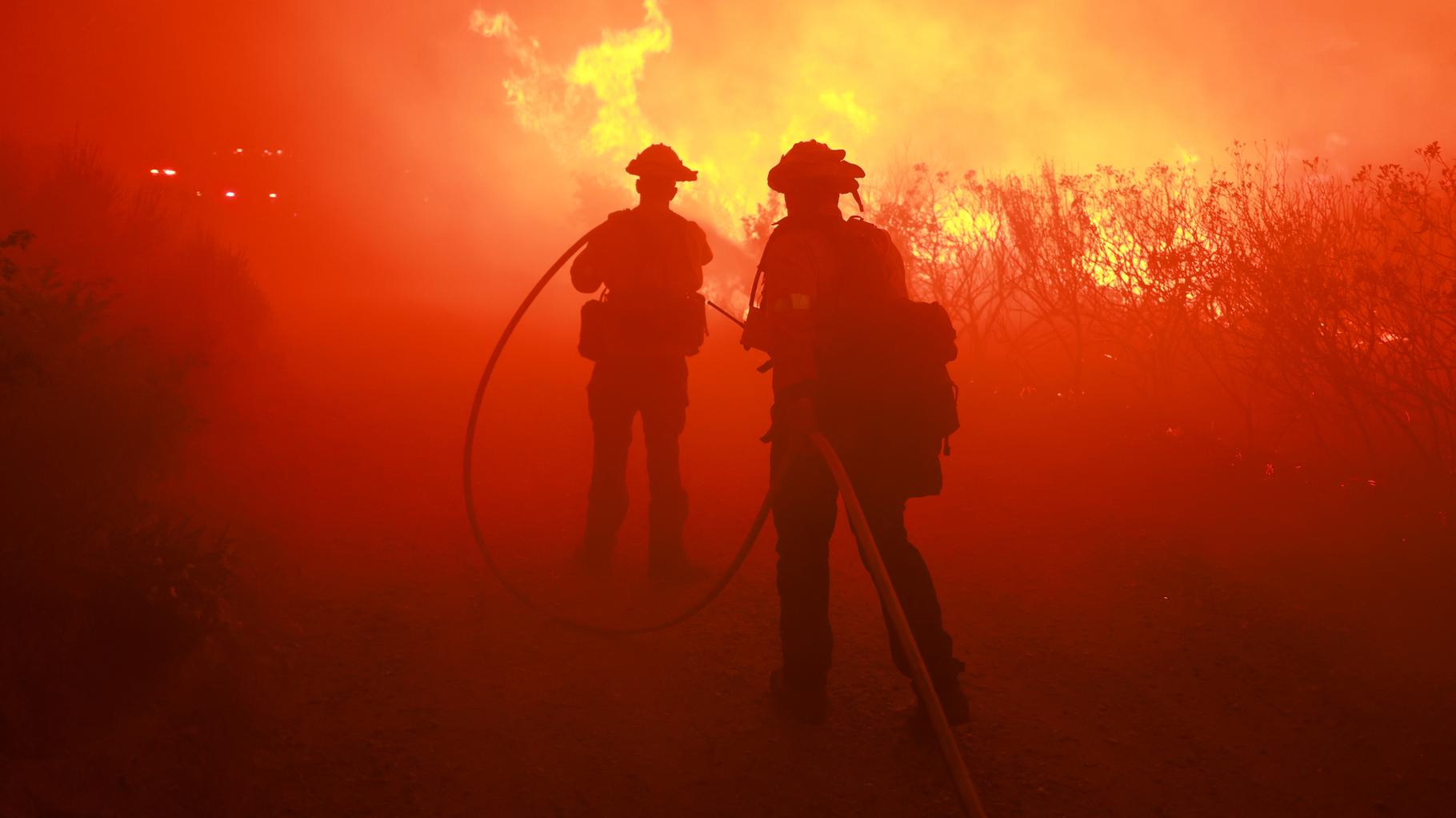 Les Pompiers en intervention dans la région de Kootenai