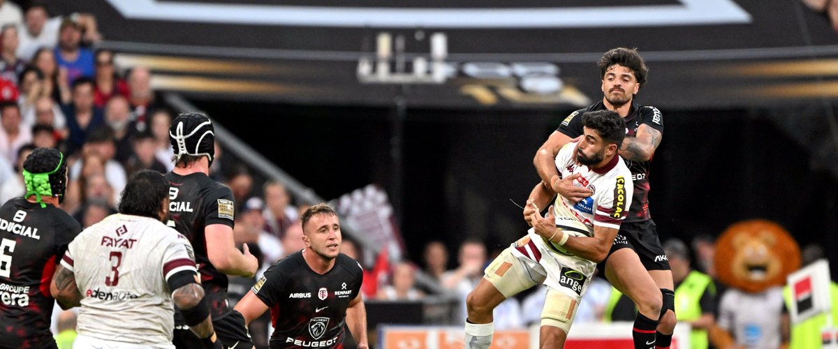 Romain Ntamack après son opération du genou