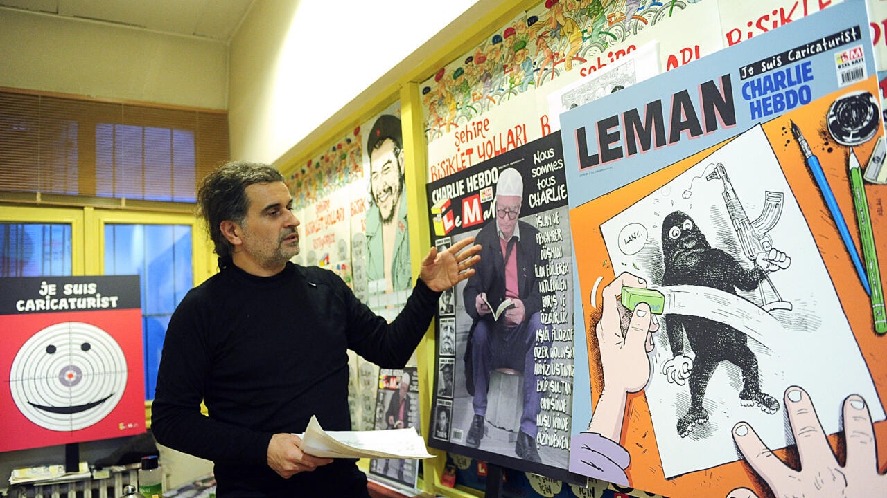 Zafer Aknar, directeur du magazine satirique Leman, à Istanbul.
