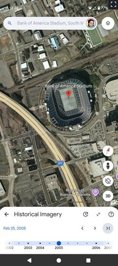 Evolution de Quartier avec Google Earth