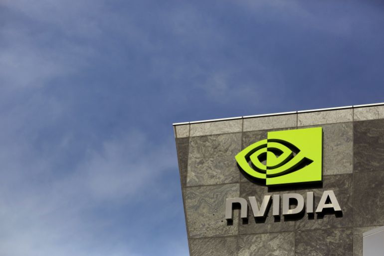 Graphique montrant la hausse spectaculaire de l’action NVIDIA depuis avril