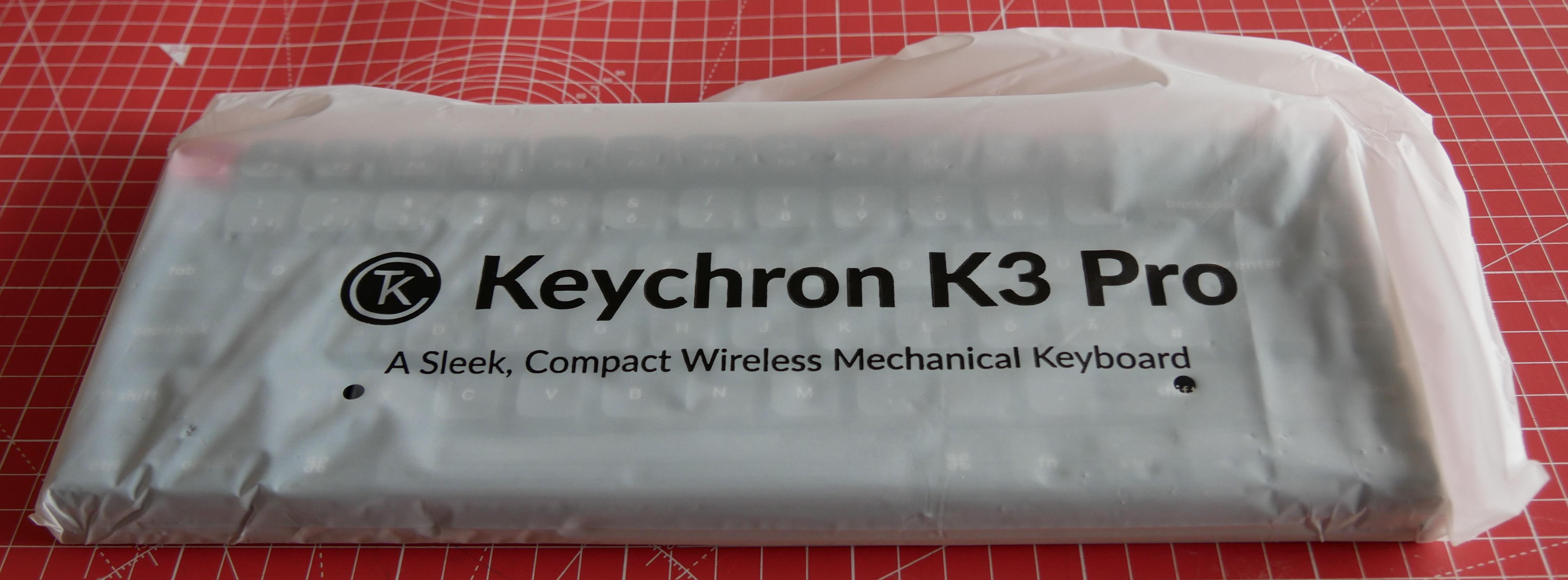 Le clavier Keychron K3 Pro dans sa protection