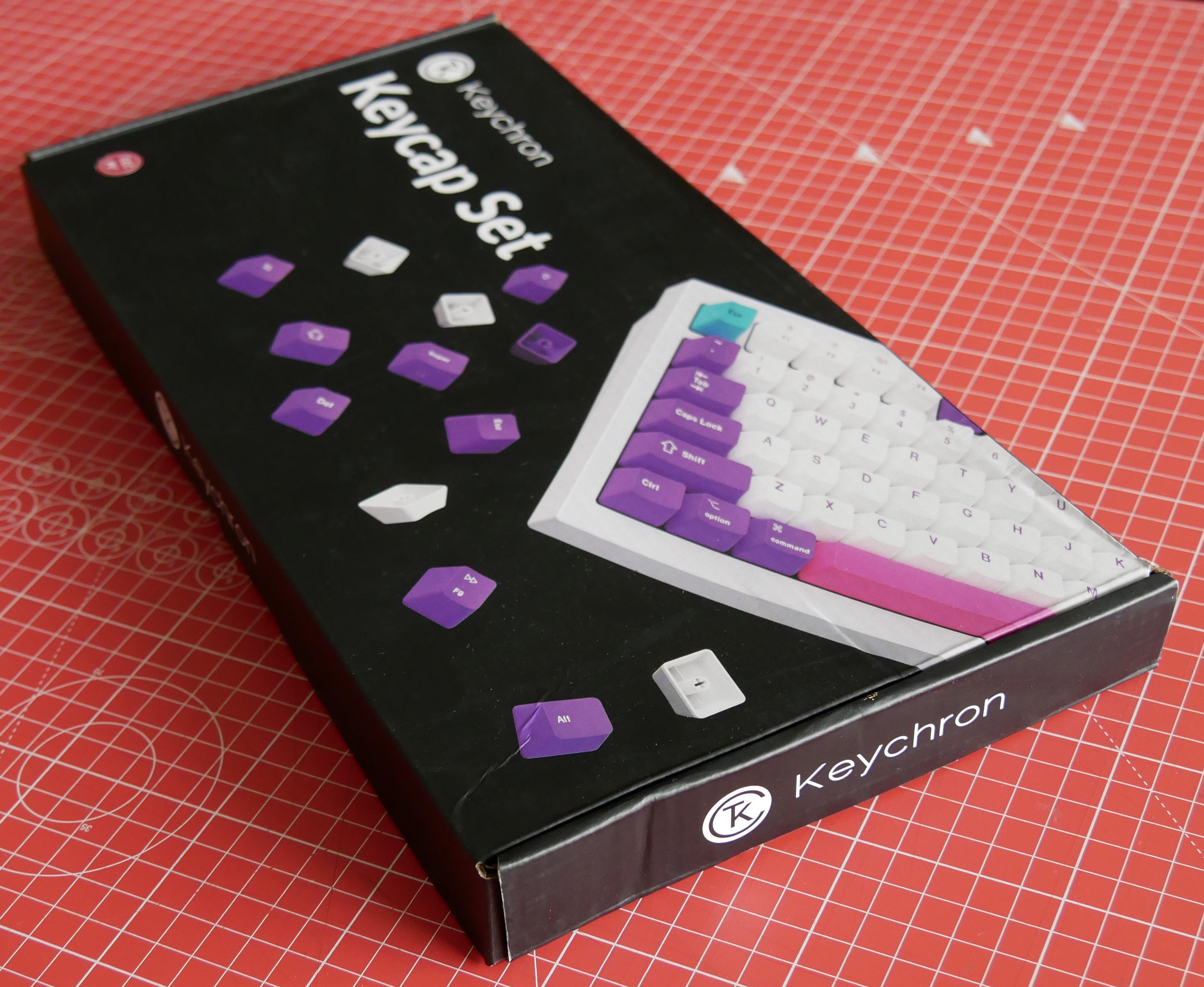 Emballage d'un jeu de chapeaux de touches pour le Keychron K3 Pro