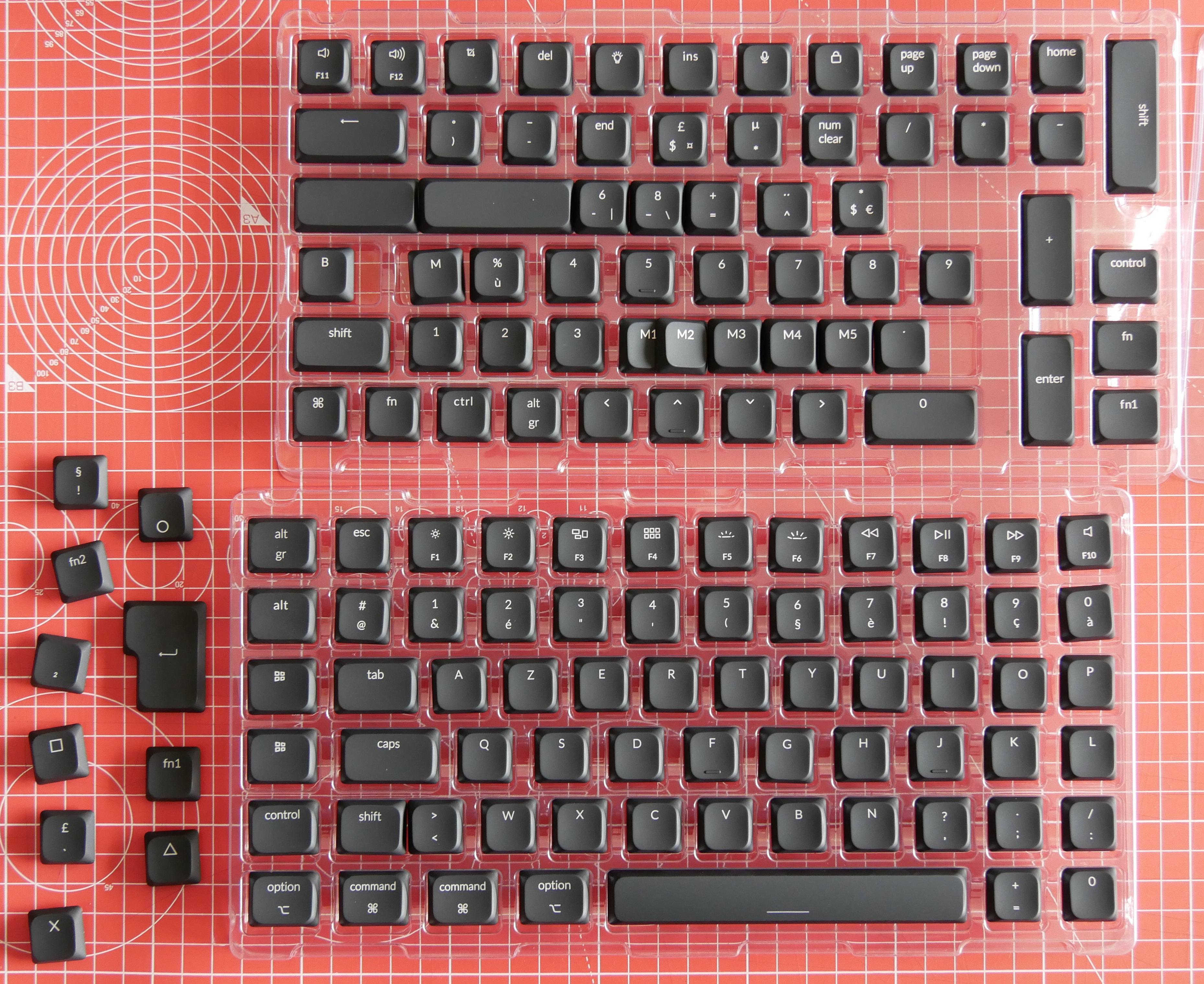 Chapeaux de touche d'un jeu de chapeaux de touche pour clavier Keychron K3 Pro