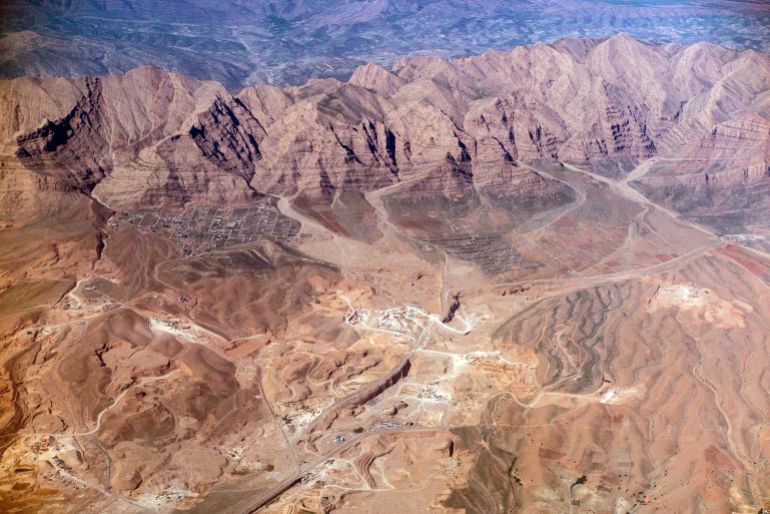 Montagnes Zagros entre Iran et Irak