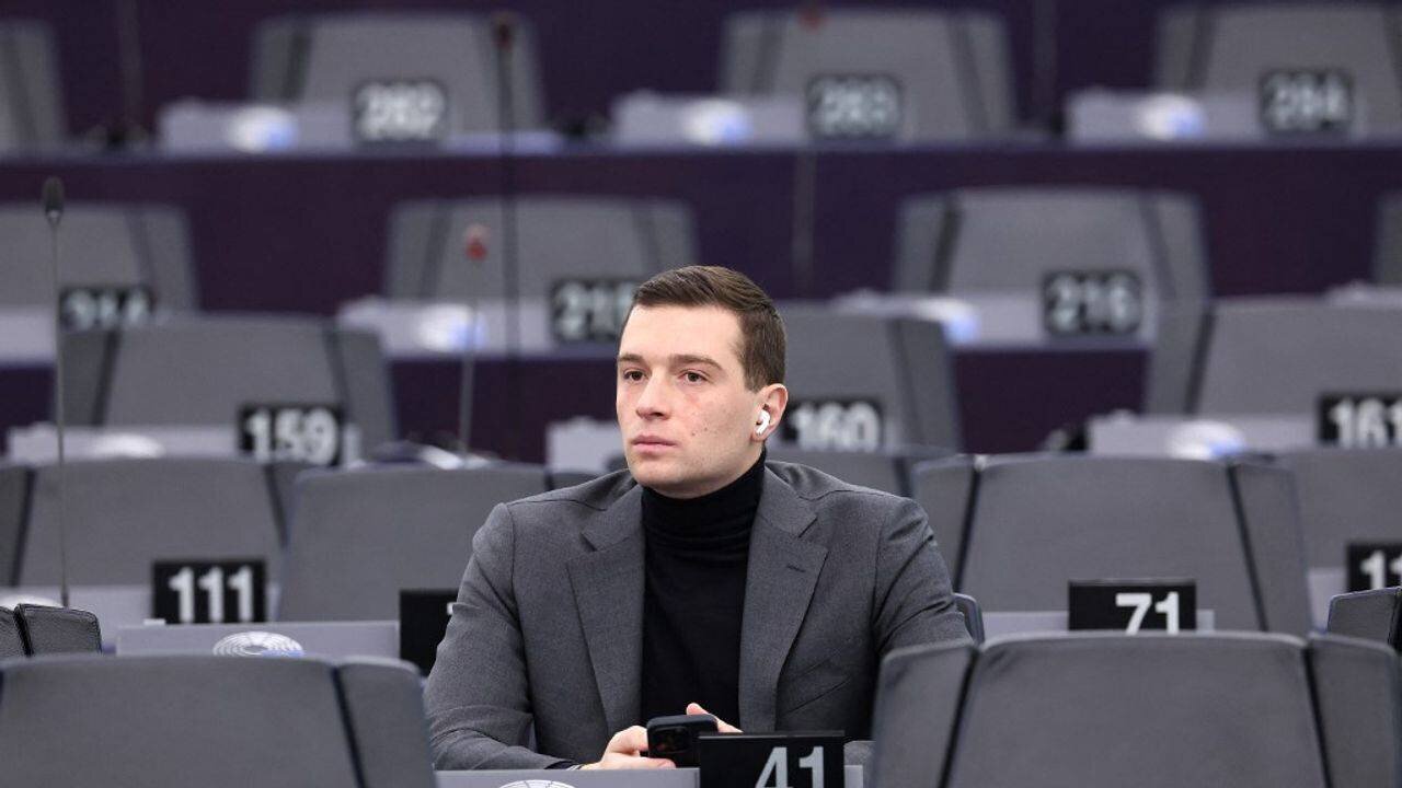 Jordan Bardella au Parlement européen