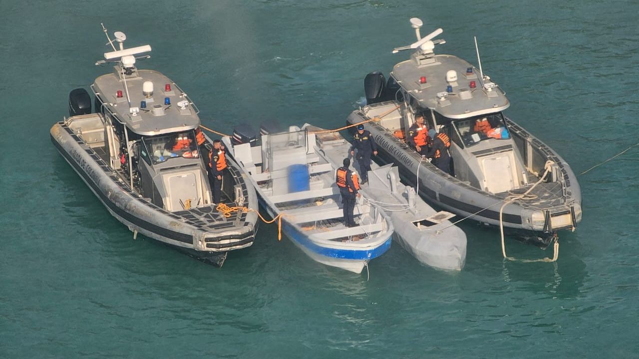 Semi-submersible utilisé dans le trafic de drogue en Colombie