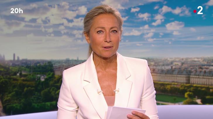Anne-Sophie Lapix présentait jeudi 26 juin son dernier JT sur France 2.