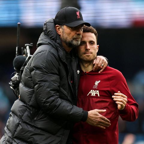 Jürgen Klopp et Diogo Jota