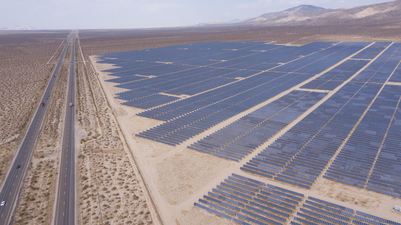 Des panneaux solaires en Californie, le 18 juin 2021