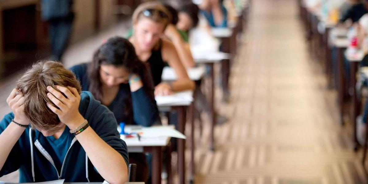 Jeune candidat au baccalauréat