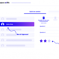 La plateforme de Campus Skills permet entre autres de suivre le parcours des candidats
