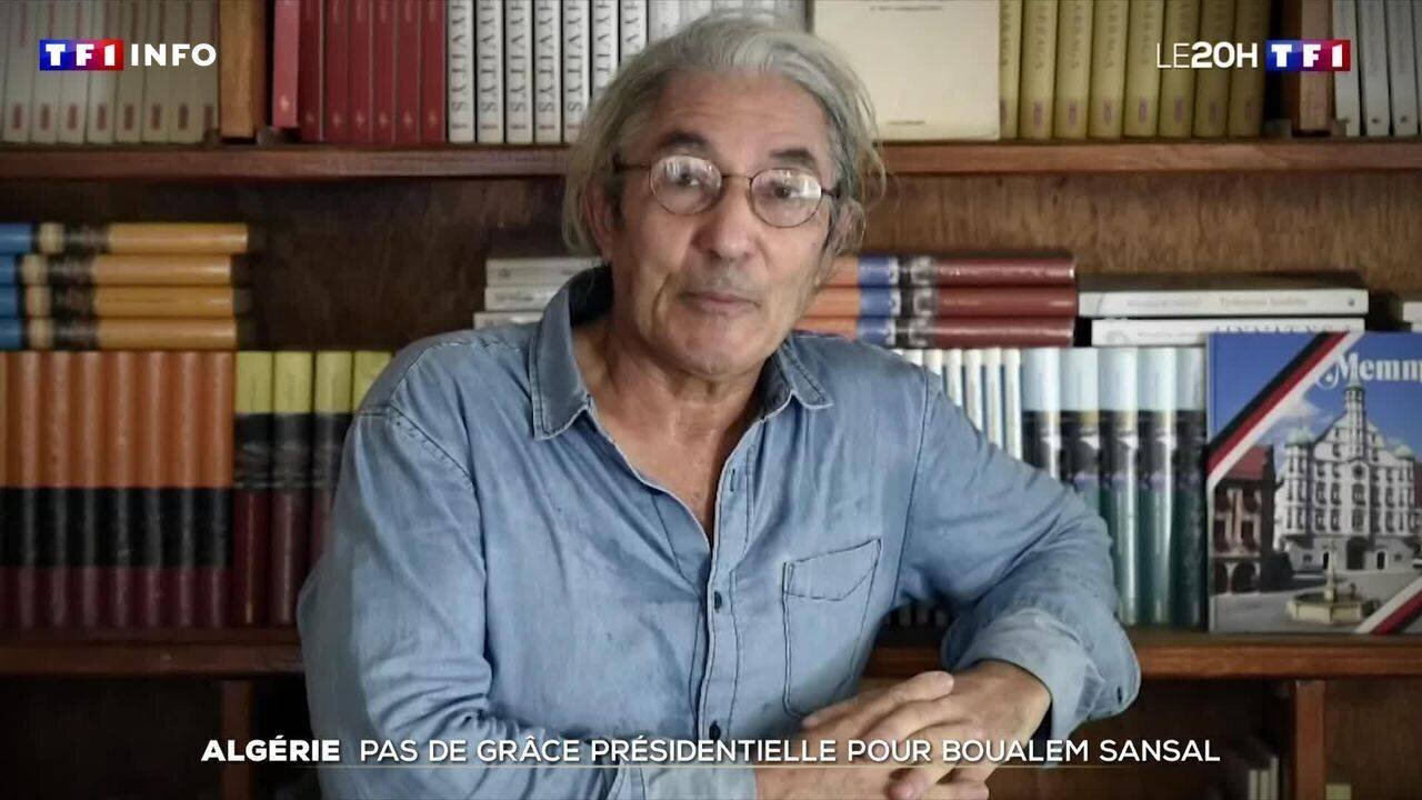 Boualem Sansal lors d'une manifestation