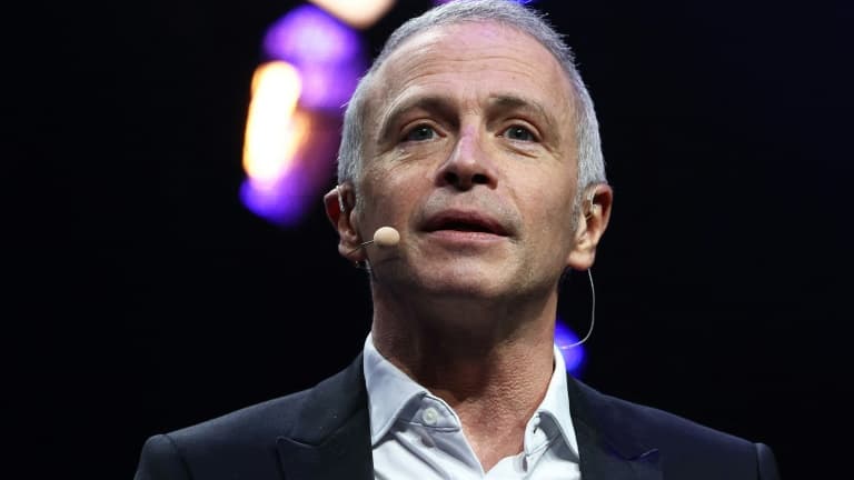 Le présentateur de 'Questions pour un champion' Samuel Etienne à Paris le 7 mars 2024 - EMMANUEL DUNAND © 2019 AFP
