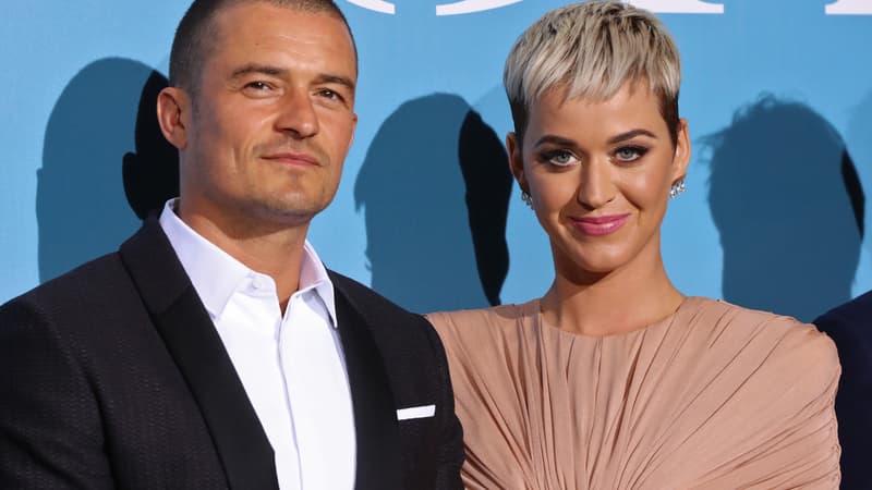Orlando Bloom et Katy Perry en septembre dernier - Valéry Hache - AFP