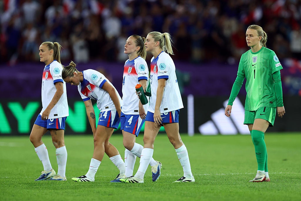 L'équipe d'Angleterre contre la France