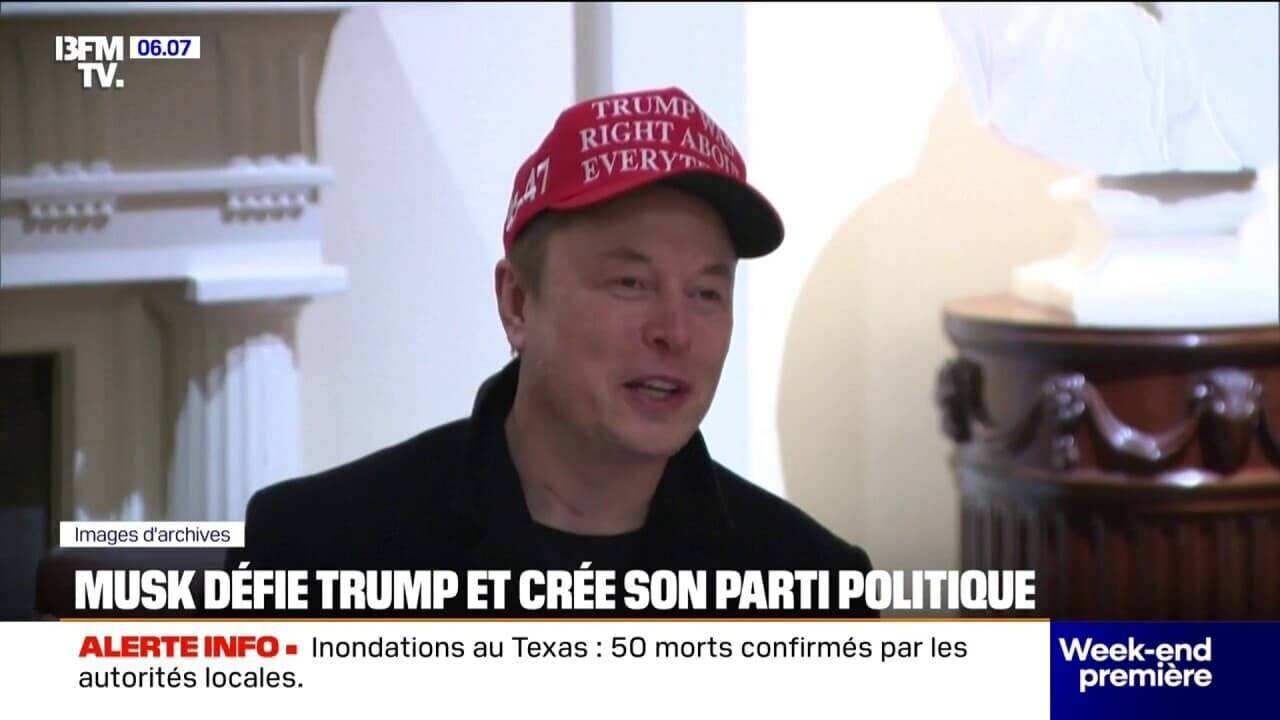 Elon Musk annonce la création du parti de l’Amérique