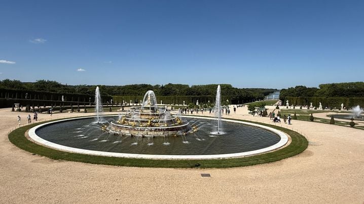 Le prestigieux bassin de Latone, théâtre privilégié pour immerger le visiteur dans une expérience en réalité augmentée.