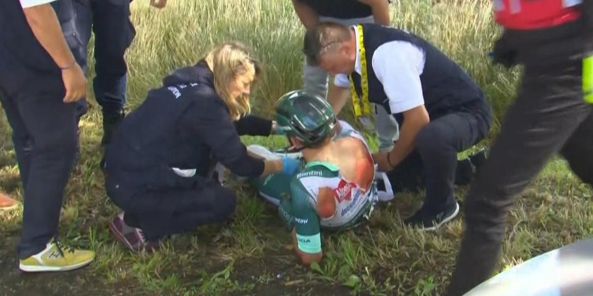 Chute spectaculaire de Jasper Philipsen lors du Tour de France 2025