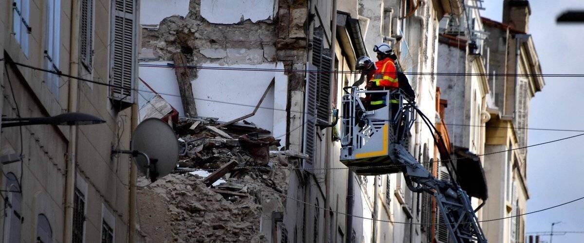 Effondrement d'un immeuble, image illustrative