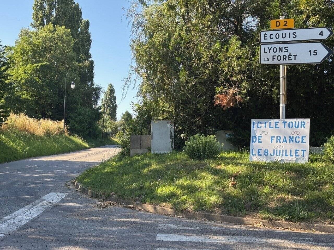Passage du Tour de France dans l'Eure