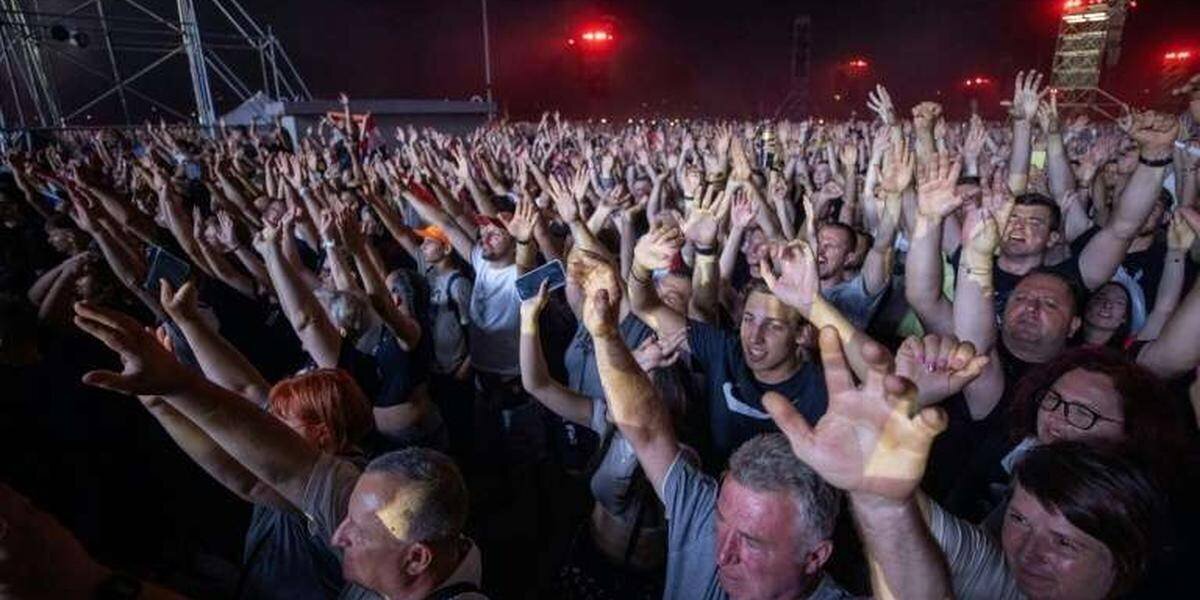 Public lors du concert en Croatie