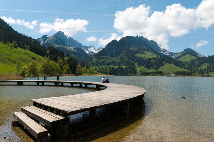 Le Lac Noir, Fribourg.