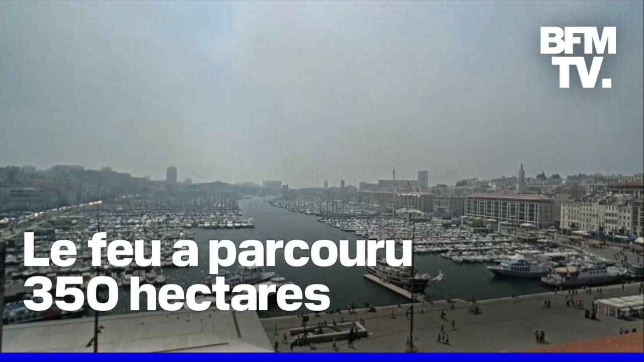 Incendie dans le 16e arrondissement de Marseille
