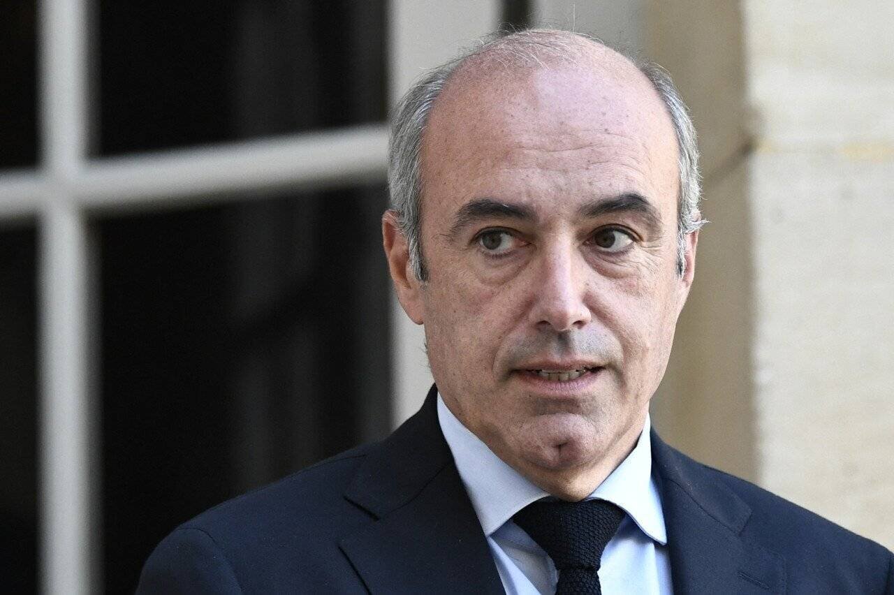 Olivier Marleix, député, en séance parlementaire