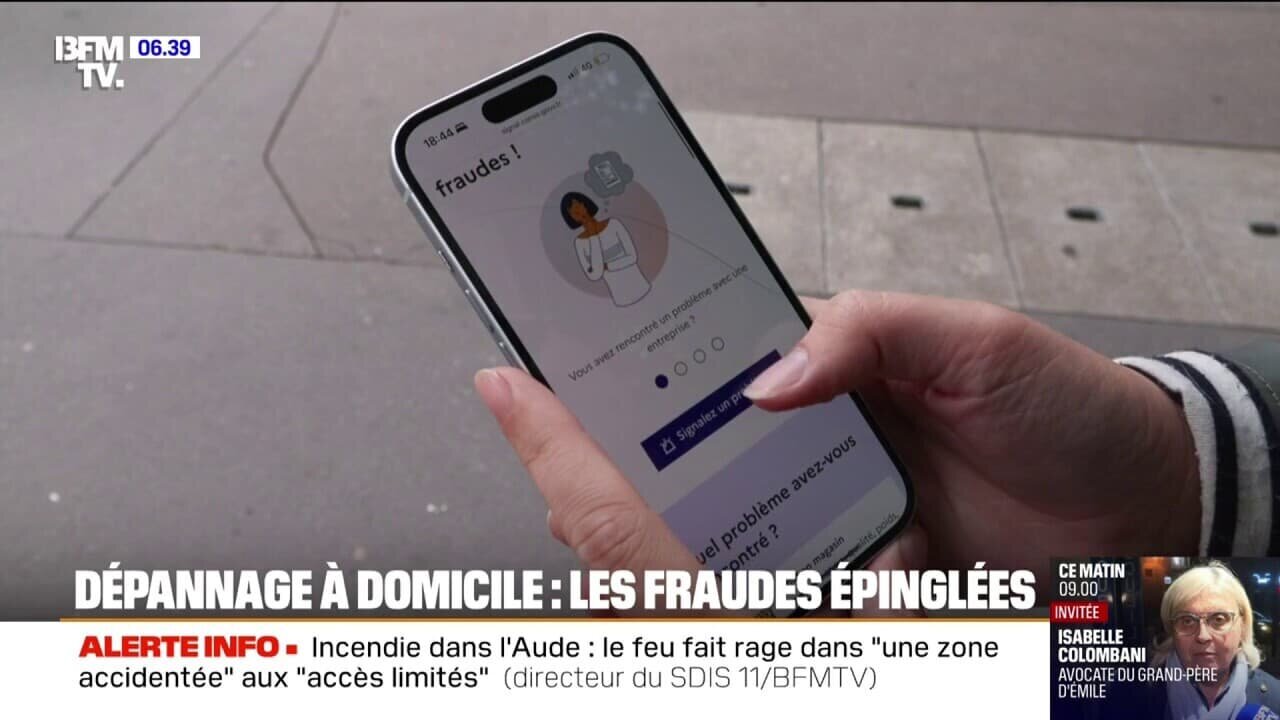 Arnaques au dépannage à domicile, illustration par la DGCCRF