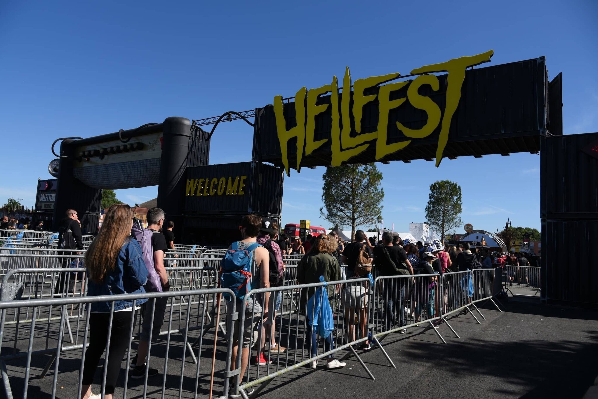 Festivaliers au Hellfest