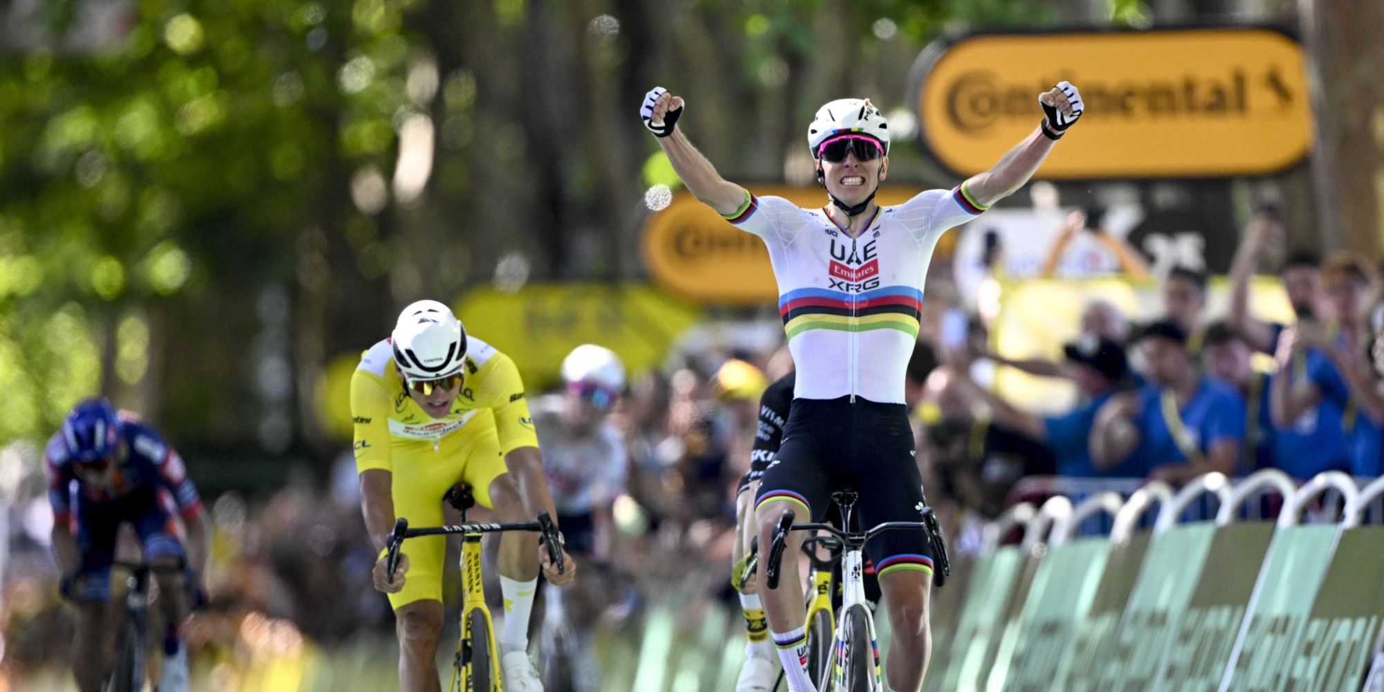 Tadej Pogačar lors du Tour de France 2025