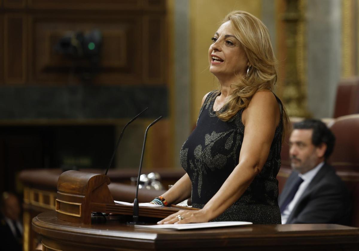 Cristina Valido en le Congrès des Députés