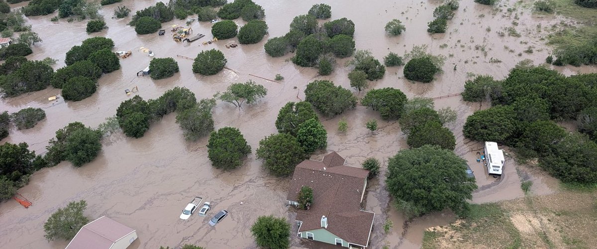 Inondations au Texas suite à des pluies torrentielles