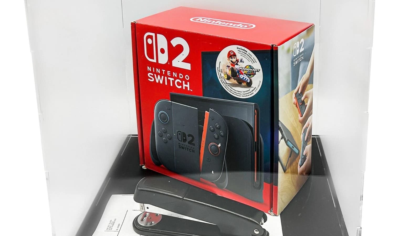 La Switch 2 et l'agrafeuse folle de Gamestop