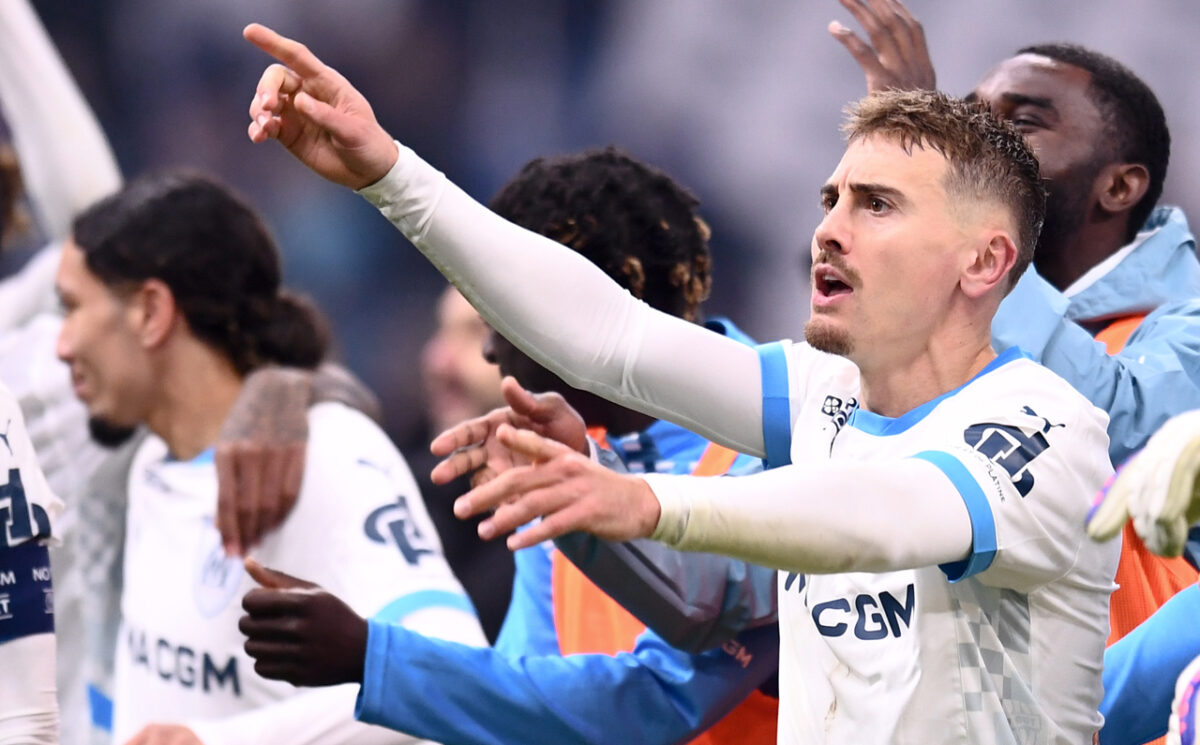 Valentin Rongier avec l'OM
