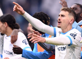Valentin Rongier lors d'un match de l'OM