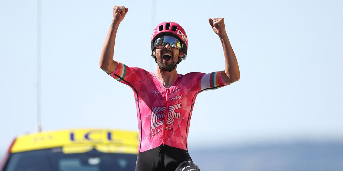 Ben Healy victorieux lors de la 6e étape du Tour de France