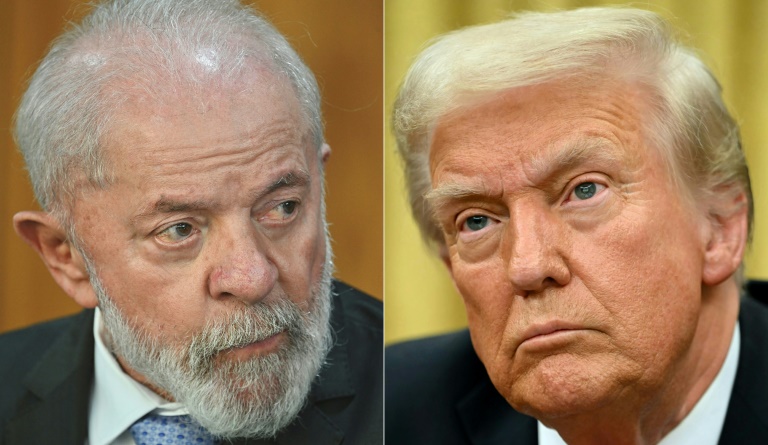 Donald Trump lors de l'annonce des droits de douane