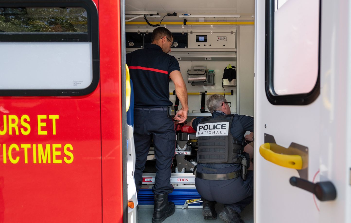 Secours lors d’un accident de la route à l’île de Ré
