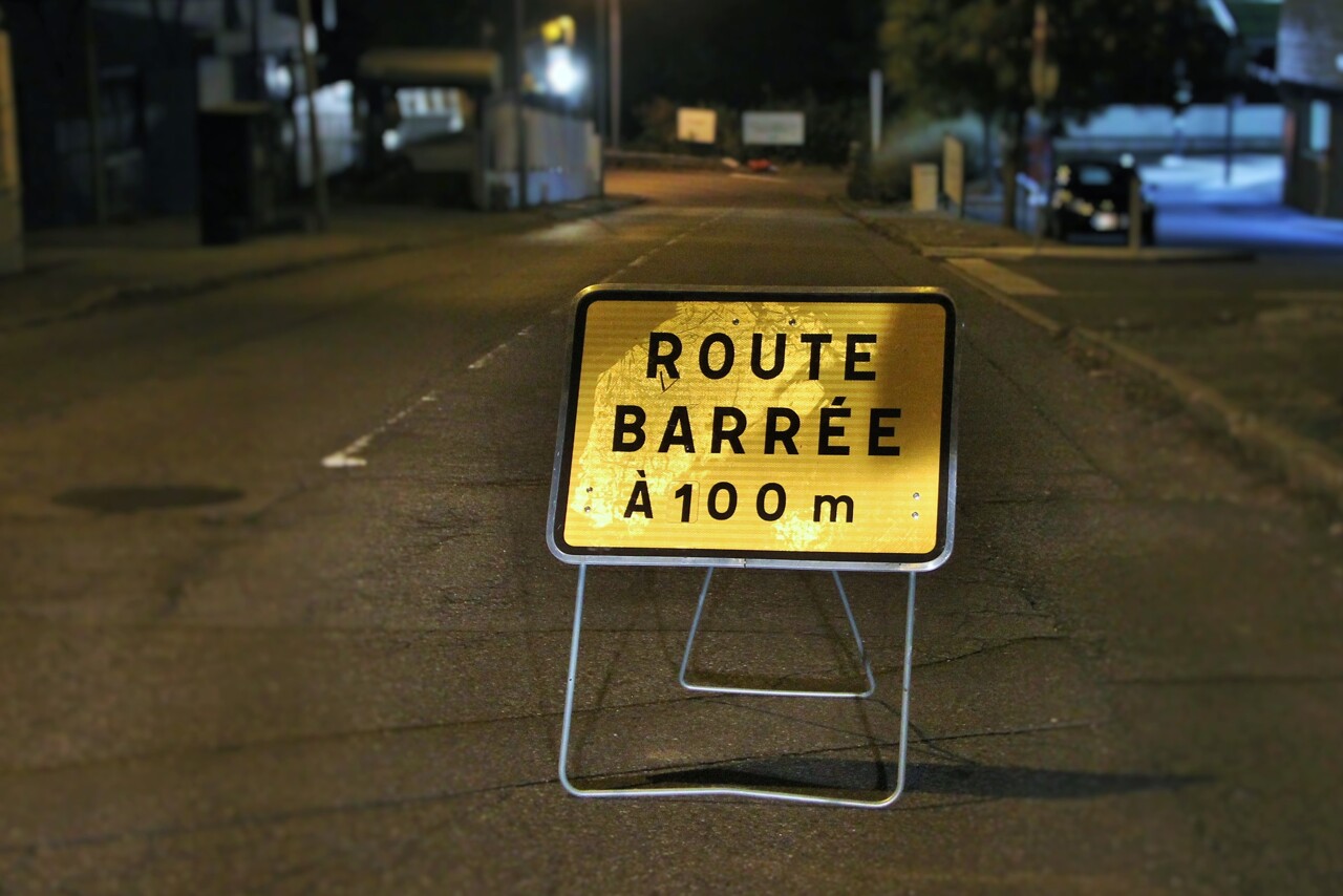 Travaux de rénovation de la route RD119 à Pamiers, Ariège