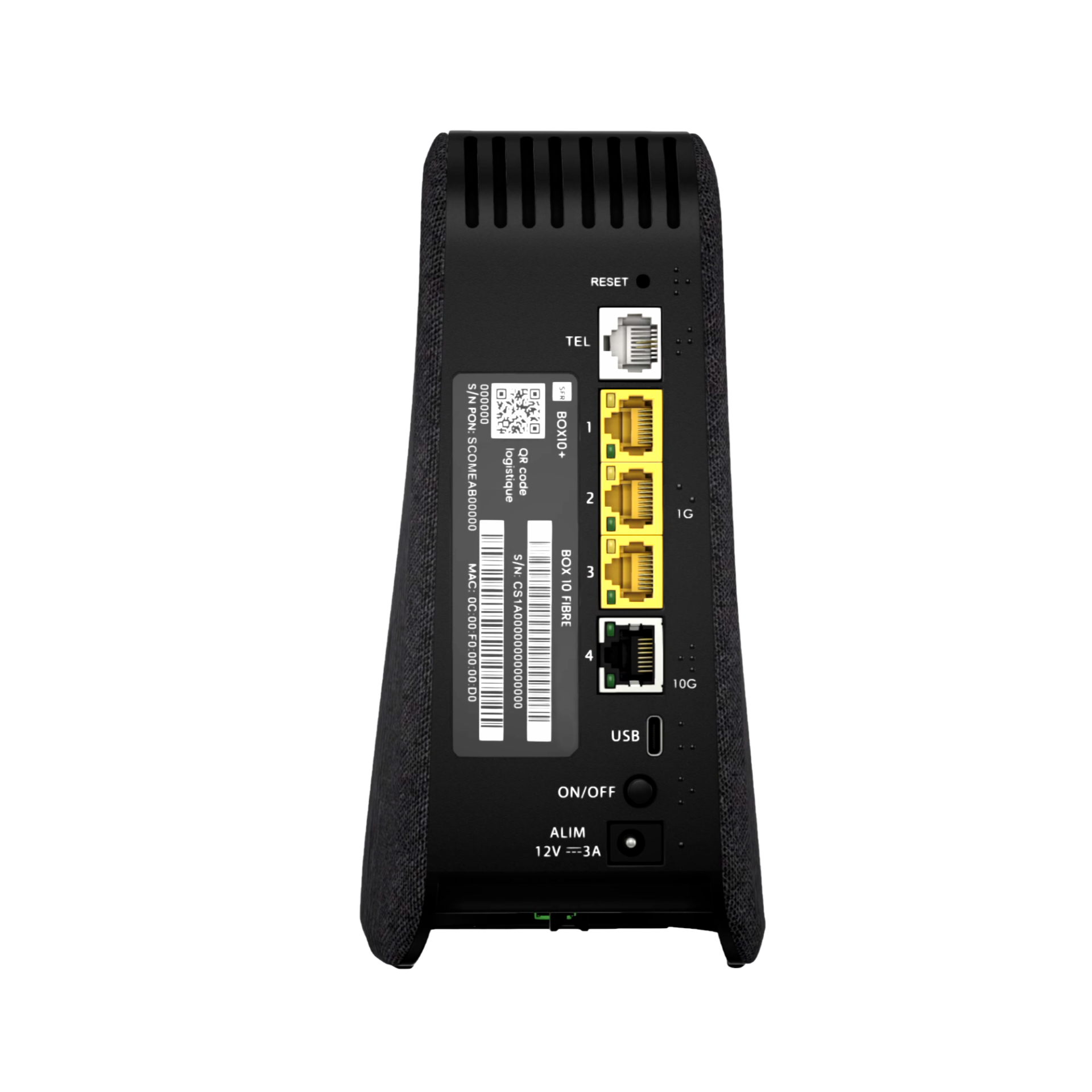 SFR Box 10+ vue arrière