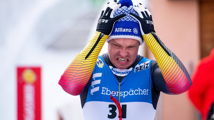 Felix Loch exprime sa colère sur la piste de Königssee.